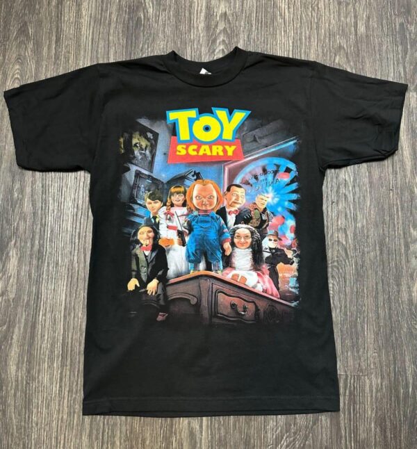 Toy Scary" Horror Doll Parody T-Shirt