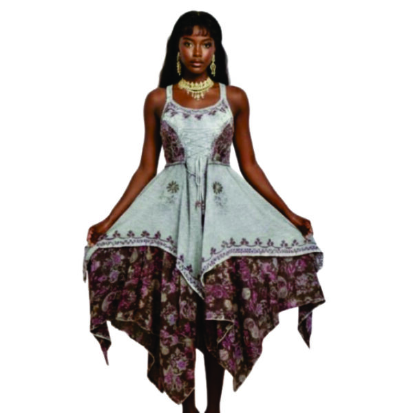 The Enchanted Forest Handkerchief Hem Dress
