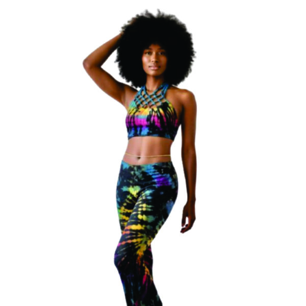 The Festival Flashback: Tie-Dye Macrame Flare Set