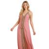 The Desert Rose Embroidered Halter Jumpsuit (or Maxi Dress)