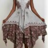 The Enchanted Forest Handkerchief Hem Dress
